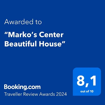 Apartment “marko's Center Beautiful House”